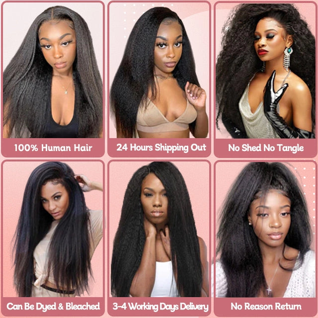 100% human hair brazilian kinky straight bundles