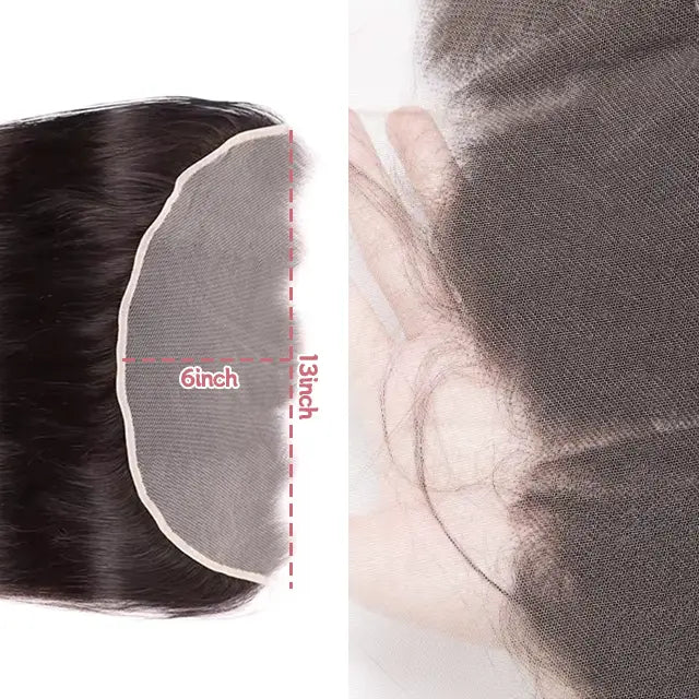 13x6 lace frontal straight HD lace&Transparent lace