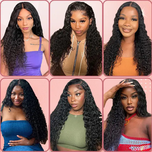 5x5 lace closure water wave HD lace&Transparent lace