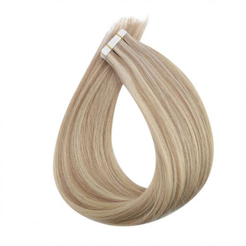 Invisiable Tape-in hair extensions color #P18/613