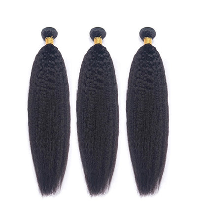 100% human hair brazilian yaki straight bundles