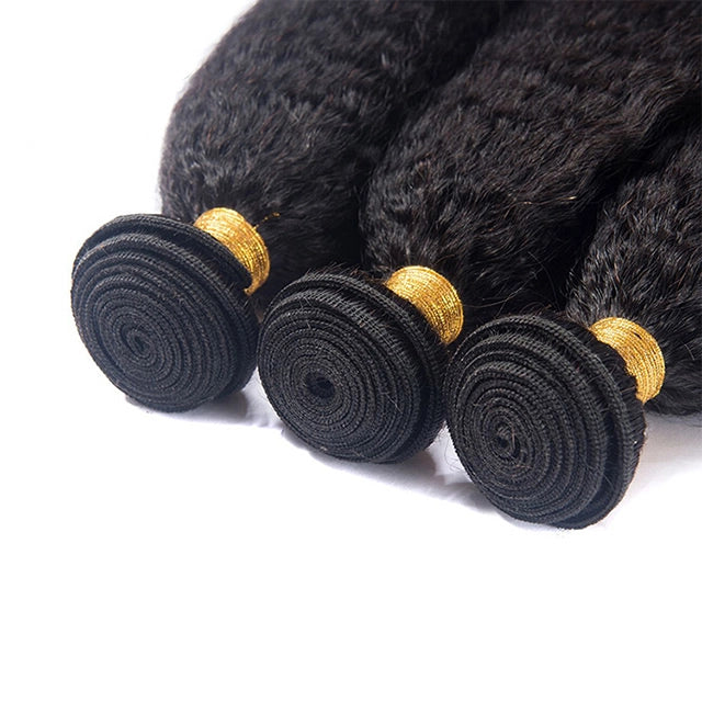 100% human hair brazilian yaki straight bundles