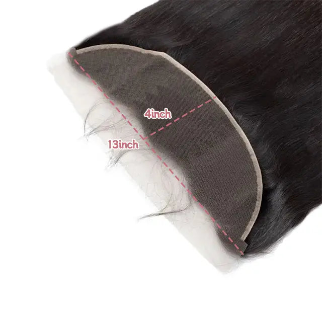 13x4 lace frontal straight hair HD lace&Transparent lace