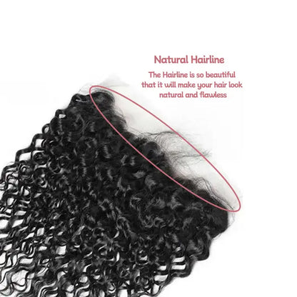 13x6 lace frontal water wave HD lace&Transparent lace