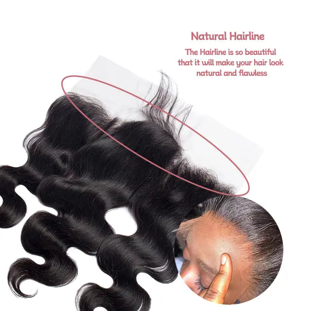13x6 lace frontal body wave HD lace&Transparent lace