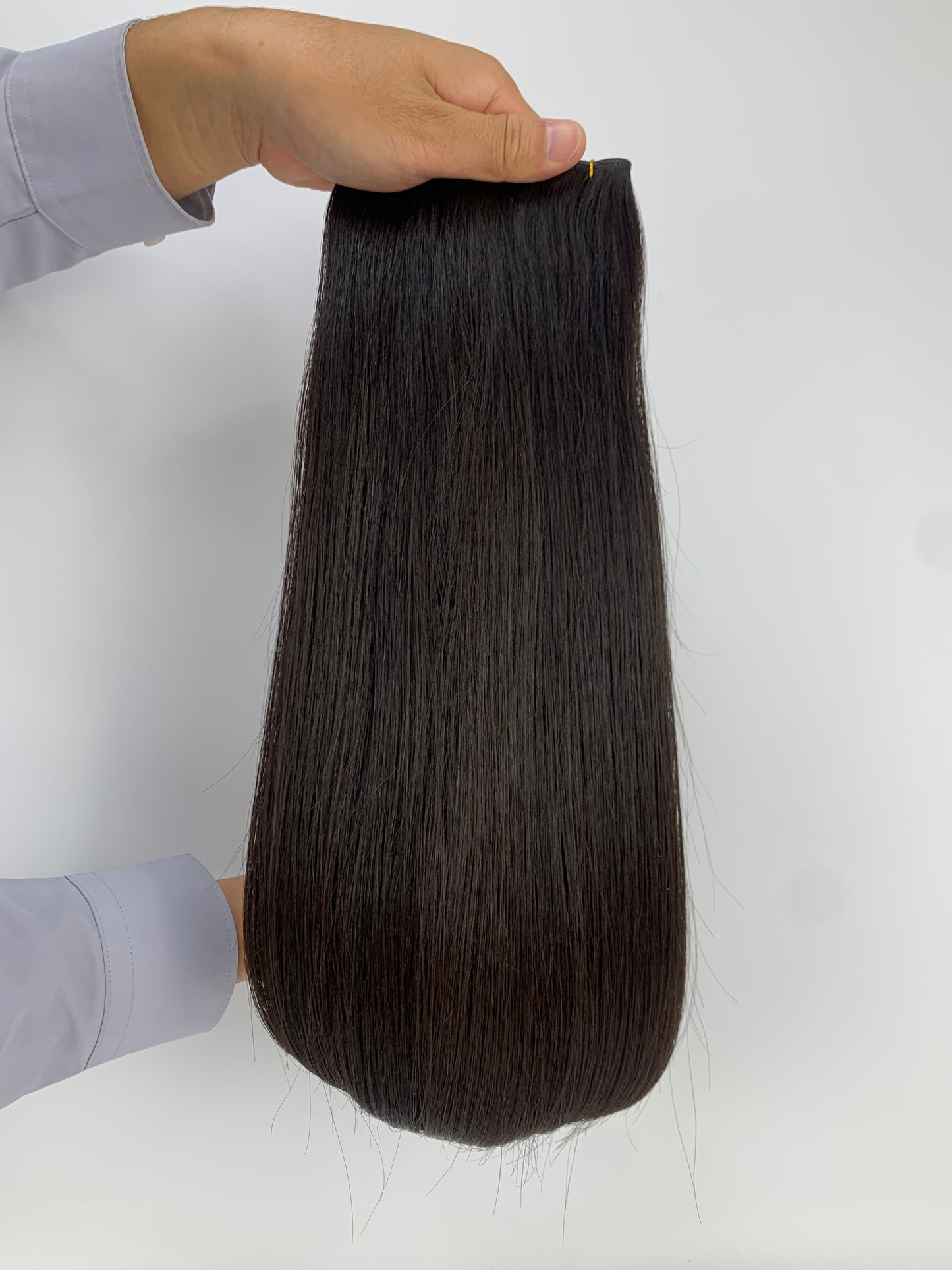 Genius Weft #1B hair color extensions(100gram)