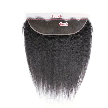 13x4 lace frontal kinky straight HD lace&Transparent lace