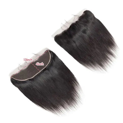 13x4 lace frontal straight hair HD lace&Transparent lace