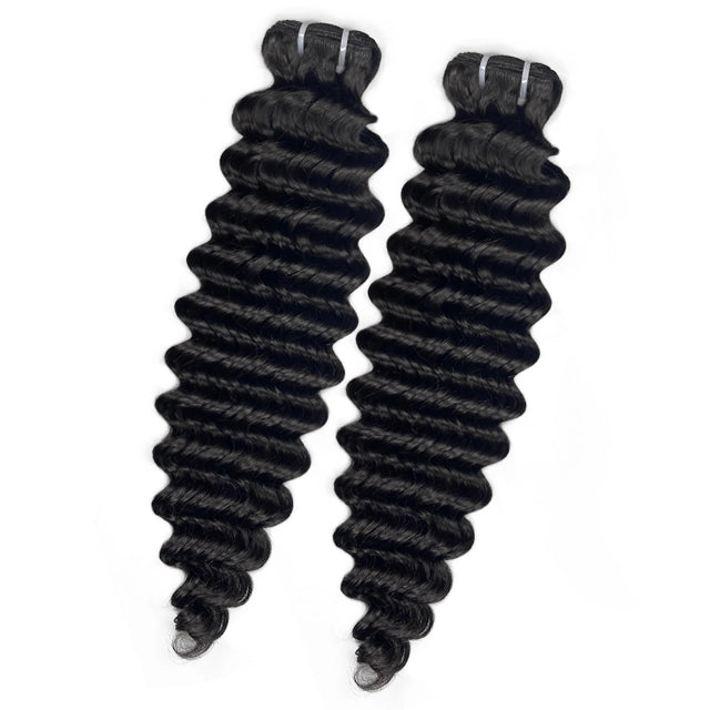 100% human hair brazilian deep wave bundles