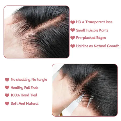 5x5 lace closure water wave HD lace&Transparent lace