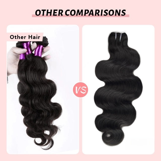 100% human hair brazilian body wave bundles