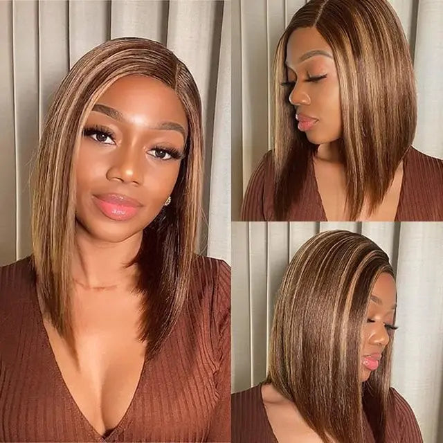13x4 highlight bob wig