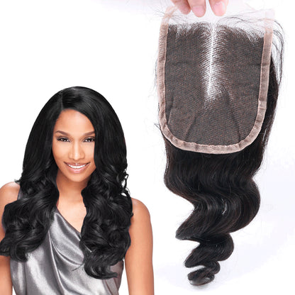 4x4 lace closure loose wave HD lace&Transparent lace