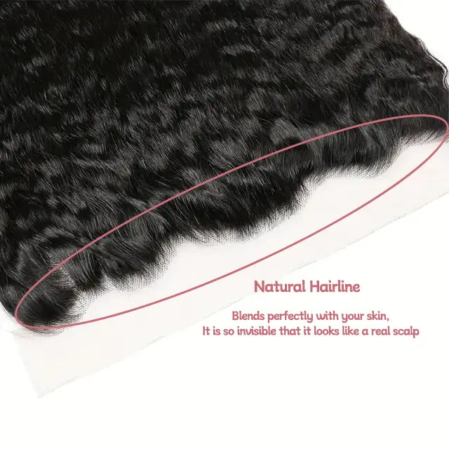 13x4 lace frontal kinky straight HD lace&Transparent lace