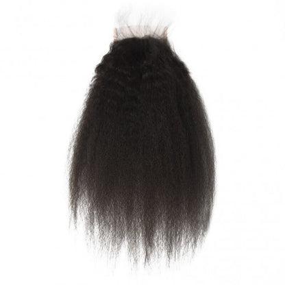 4x4 lace closure kinky straight HD lace&Transparent lace