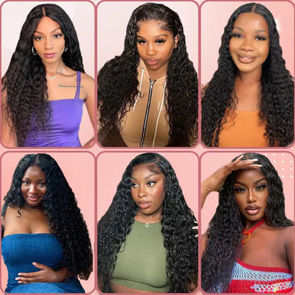 5x5 lace closure water wave HD lace&Transparent lace
