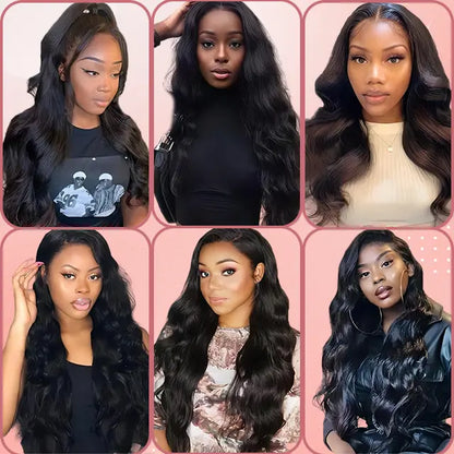 13x6 lace frontal body wave HD lace&Transparent lace