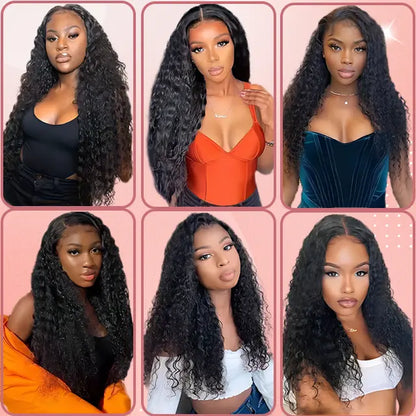 13x4 lace frontal deep curly HD lace&Transparent lace