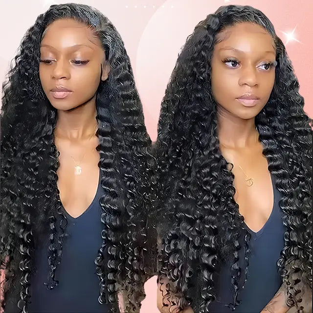 13x6 lace frontal deep wave HD lace&Transparent lace