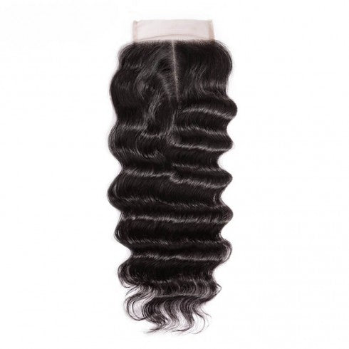 4x4 lace closure loose deep wave HD lace&Transparent lace