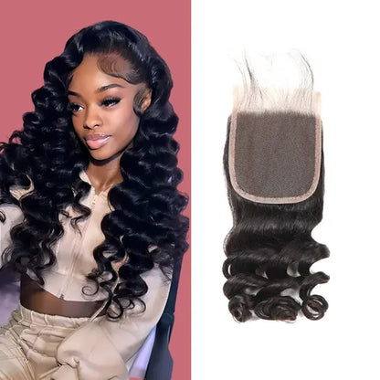5x5 lace closure loose wave HD lace&Transparent lace