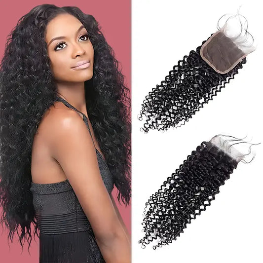 4x4 lace closure water wave HD lace&Transparent lace