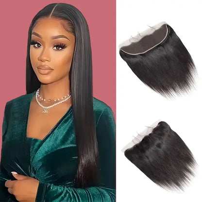13x4 lace frontal straight hair HD lace&Transparent lace
