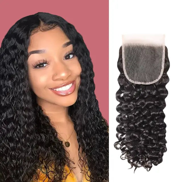5x5 lace closure water wave HD lace&Transparent lace