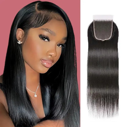 5x5 lace closure straight hair HD lace&Transparent lace