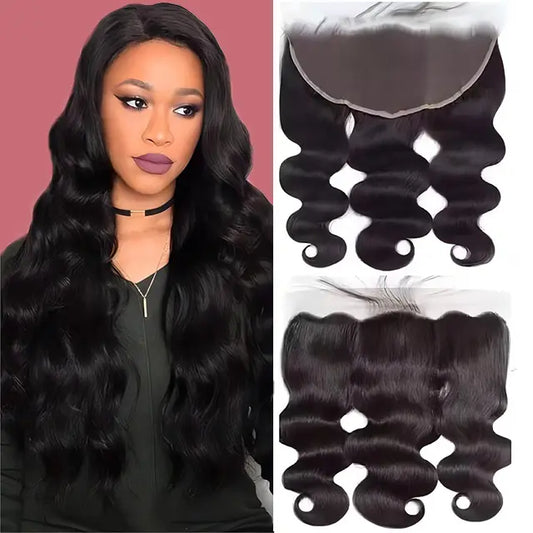 13x6 lace frontal body wave HD lace&Transparent lace